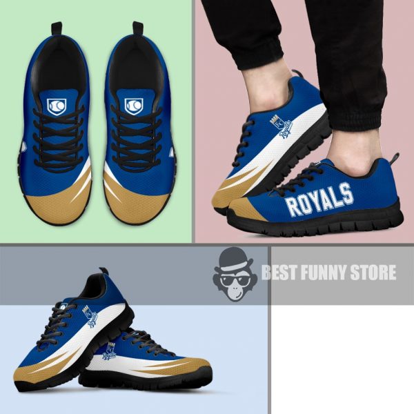 Awesome Gift Logo Kansas City Royals Sneakers