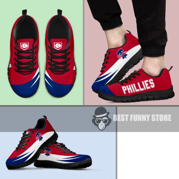 Awesome Gift Logo Philadelphia Phillies Sneakers