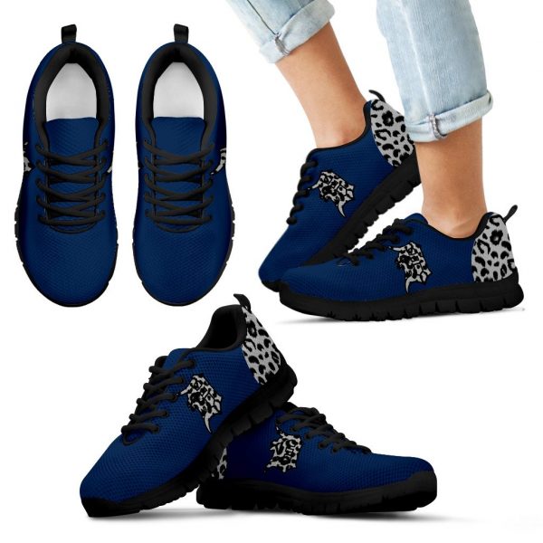 Cheetah Pattern Fabulous Detroit Tigers Sneakers