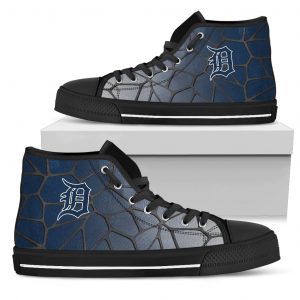 Colors Air Cushion Detroit Tigers Gradient High Top Shoes