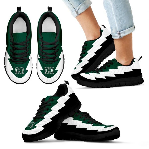 Cool Style Hawaii Rainbow Warriors Sneakers Jagged Saws Creative Draw