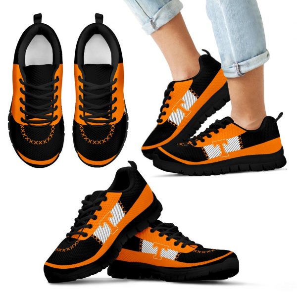 Cross Thread Seamless Beautiful Logo Tennessee Volunteers Sneakers