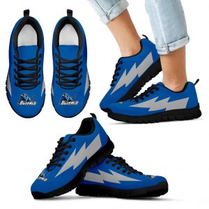 Cute Style Buffalo Bulls Sneakers Thunder Lightning Amazing Logo