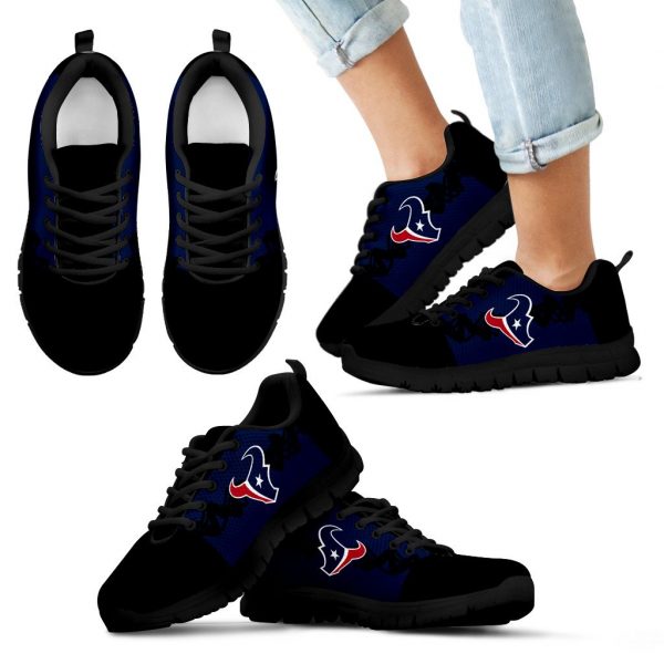 Doodle Line Amazing Houston Texans Sneakers V2