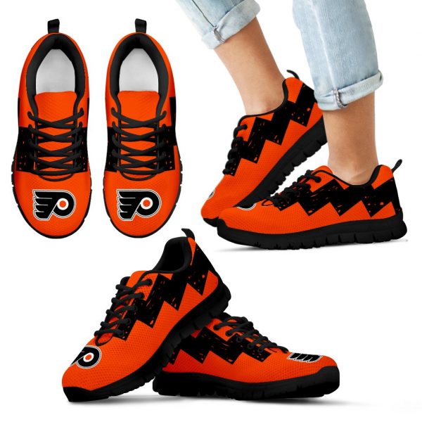 Dragon Flying Fancy Philadelphia Flyers Logo Sneakers