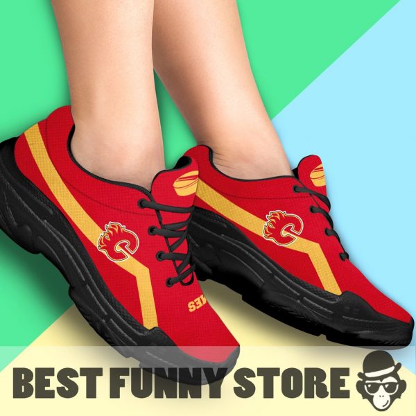 Edition Chunky Sneakers With Line Calgary Flames Shoes