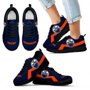 Edmonton Oilers Line Logo Sneakers