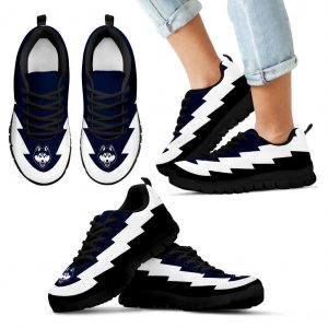 Funny Connecticut Huskies Sneakers Jagged Saws Creative Draw