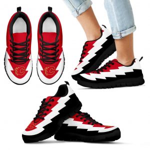 Jagged Saws Creative Draw Calgary Flames Sneakers