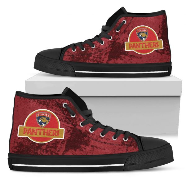 Jurassic Park Florida Panthers High Top Shoes