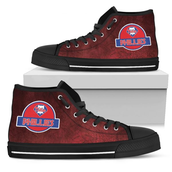 Jurassic Park Philadelphia Phillies High Top Shoes