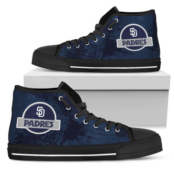 Jurassic Park San Diego Padres High Top Shoes