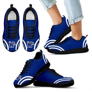 Lovely Curves Stunning Logo Icon Memphis Tigers Sneakers