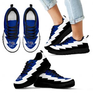 Lovely Printed Memphis Tigers Sneakers Jagged Saws Creative Draw