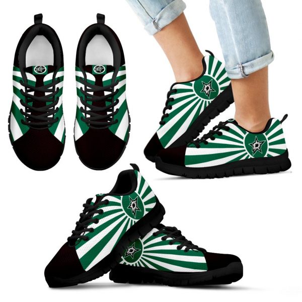 Rising Sun Sparkling Tremendous Dallas Stars Sneakers