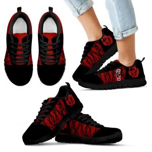 Rose Plant Gorgeous Lovely Logo Cincinnati Bearcats Sneakers