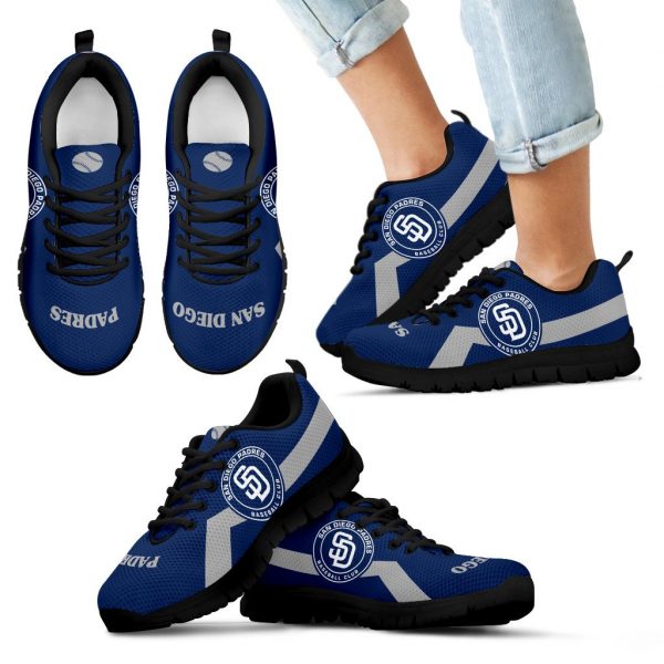 San Diego Padres Line Logo Sneakers