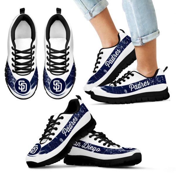 Single Line Logo San Diego Padres Sneakers