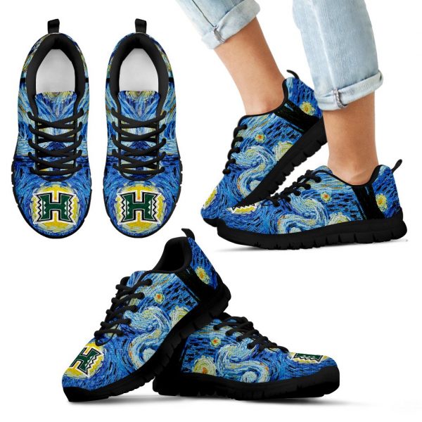 Sky Style Art Nigh Exciting Hawaii Rainbow Warriors Sneakers