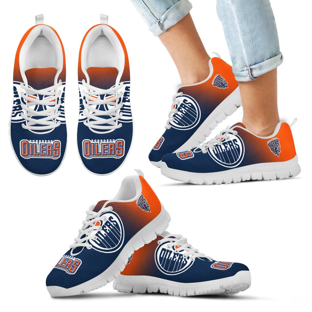 Line Inclined Classy Edmonton Oilers Sneakers