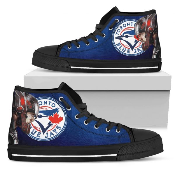 Thor Head Beside Toronto Blue Jays High Top Shoes