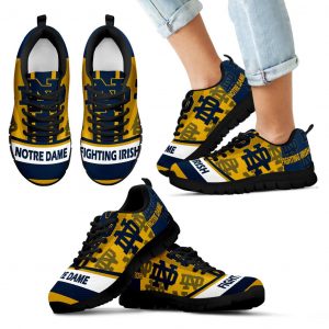 Three Impressing Point Of Logo Notre Dame Fighting Irish Sneakers