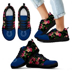 Vintage Floral Indianapolis Colts Sneakers