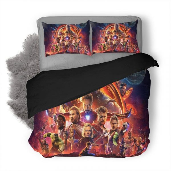 Avengers 4 End Game 4 Duvet Cover and Pillowcase Set Bedding Set