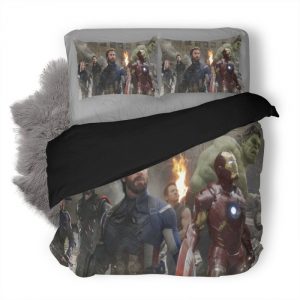 Avengers 4 End Game 5 Duvet Cover and Pillowcase Set Bedding Set