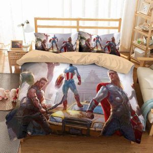 Avengers 5 Duvet Cover and Pillowcase Set Bedding Set