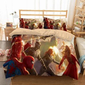 Avengers 7 Duvet Cover and Pillowcase Set Bedding Set