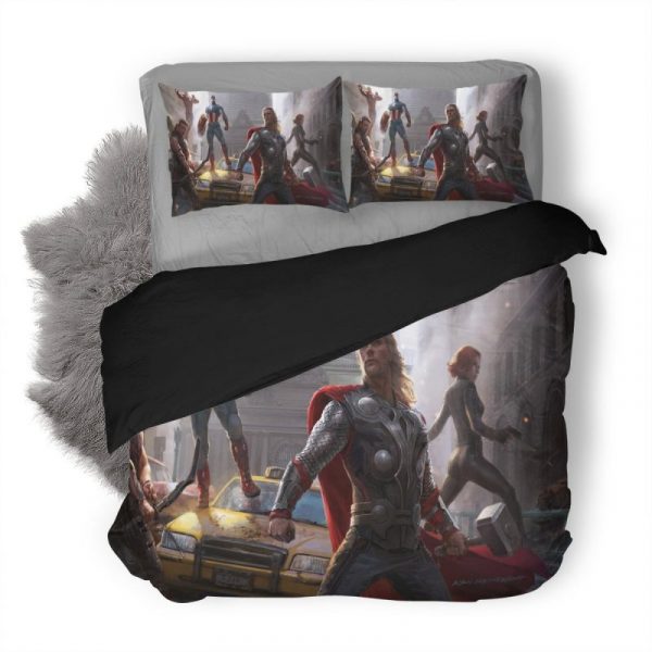 Avengers Age Of Ultron Duvet Cover and Pillowcase Set Bedding Set 4