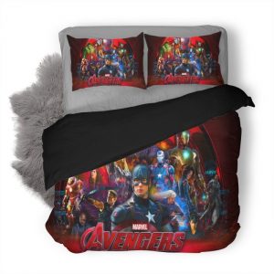 Avengers Duvet Cover and Pillowcase Set Bedding Set 410