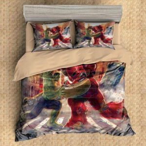 Avengers Duvet Cover and Pillowcase Set Bedding Set 485