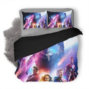 Avengers End Game 3 Duvet Cover and Pillowcase Set Bedding Set