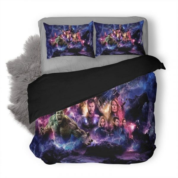 Avengers End Game 4 Duvet Cover and Pillowcase Set Bedding Set