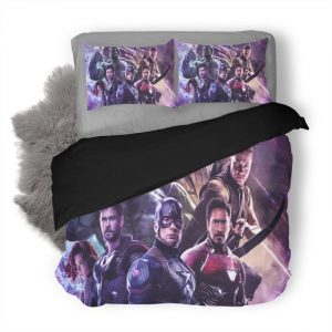 Avengers End Game Duvet Cover and Pillowcase Set Bedding Set 420