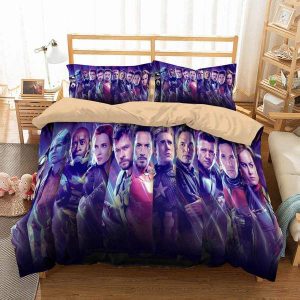 Avengers Endgame Duvet Cover and Pillowcase Set Bedding Set 776