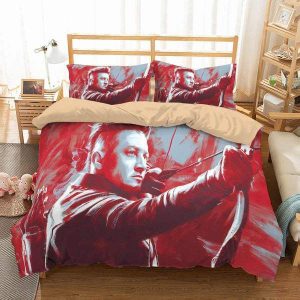 Avengers Endgame Hawkeye 2 Duvet Cover and Pillowcase Set Bedding Set