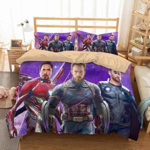 Avengers Infinity War 13 Duvet Cover and Pillowcase Set Bedding Set