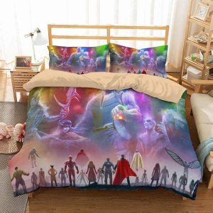 Avengers Infinity War 14 Duvet Cover and Pillowcase Set Bedding Set