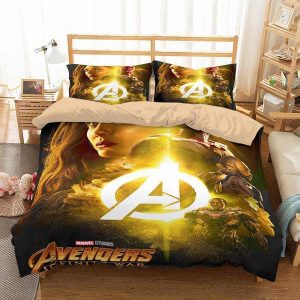 Avengers Infinity War 7 Duvet Cover and Pillowcase Set Bedding Set