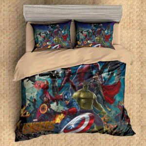 Avengers Infinity War Duvet Cover and Pillowcase Set Bedding Set 481