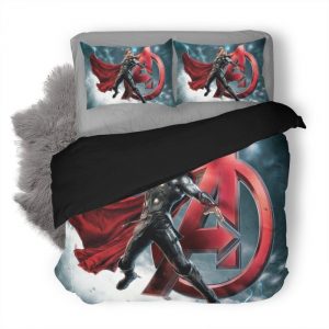 Avengers Thor Duvet Cover and Pillowcase Set Bedding Set 412