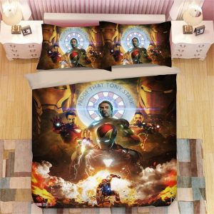 Avengers iron Man 228 Duvet Cover and Pillowcase Set Bedding Set