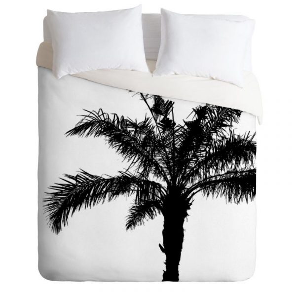 B And W Square Duvet Cover and Pillowcase Set Bedding Set