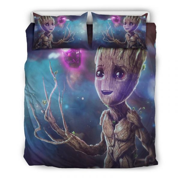 Baby Groot Duvet Cover and Pillowcase Set Bedding Set 5