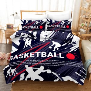 Basketball 6 Basketball Duvet Cover and Pillowcase Set Bedding Set