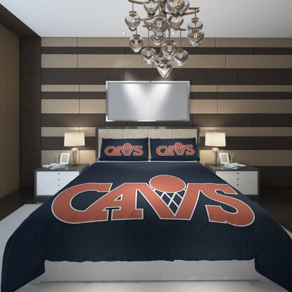 Basketball Cavaliers Cleveland Nba 1665995 Duvet Cover and Pillowcase Set Bedding Set 1130