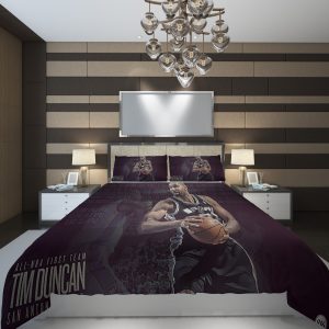 Basketball Heat James Lebron Miami 803538 Duvet Cover and Pillowcase Set Bedding Set